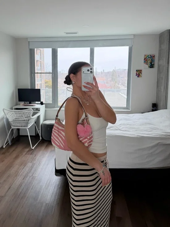 vintage Coach Pink Zebra Print Small Shoulder Bag - Picture 10 of 10